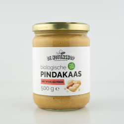 Pindakaas vers met stukjes (bio) 500 gram